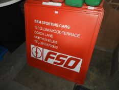 *Plastic Sign Panels