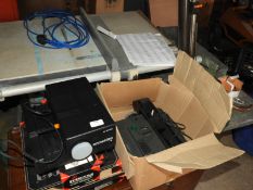 *Two Slide Projectors, Magazines and a Projection Screen