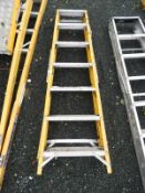*Set of Fiberglass Six Tread Electricians Steps