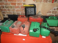 *Nine Petrol Cans