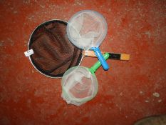 *Three Hand Held Fishing Nets