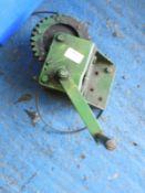 *Manual Trailer Winch