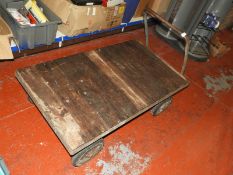 *Four Wheel Industrial Barrow