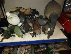 *Assorted Ornamental Birds and Decoys