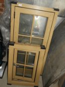 *Two UPVC Windows in Oak Finish