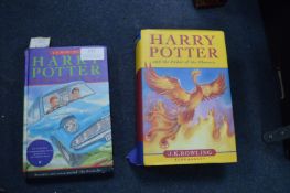 Two First Edition Harry Potter Books