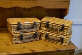 Four Wicker Baskets