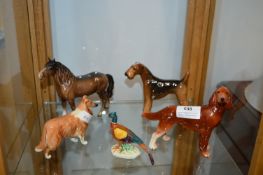 Beswick Pottery Dogs etc