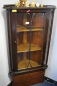 Mahogany Corner Cupboard