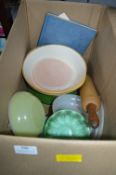 Vintage Kitchenware, Mixing Bowls, Biscuit Tin, Ro