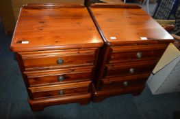 Pair of Two Drawer Bedside Cabinets