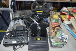 PlayStation, Sega Megadrive plus Controllers, Acce