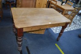 Victorian Pine Kitchen Table