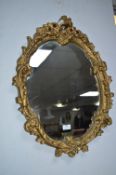 Ornate Gilt Framed Wall Mirror