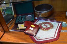 Aston Villa Pennant plus Wallets & Drinkers Compan