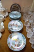 Oriental Design Wall Plates