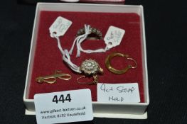 Scrap Gold plus Two Gold Plated Silver Rings