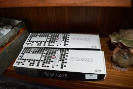 Two Boxes of 3D Glasses