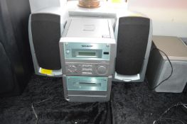 Sharp Cassette CD Microsystem