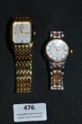 Two Ladies Gil Wristwatches by Philip Mercier & Ci