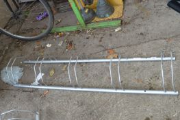 Five Space Aluminium Bicycle Rack