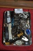 Tin Containing Approx 20 Assorted Wristwatches