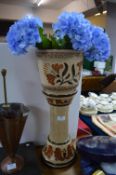 German Jardiniere & Artificial Flowers