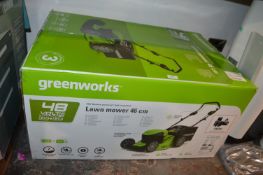 *Greenworks Cordless Lawnmower
