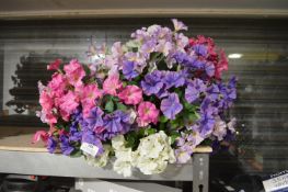 *Artificial Flower Hanging Basket