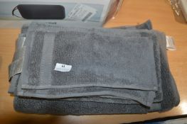 *Charisma 4pc Luxury Grey Towel Set