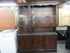 Mahogany Wall Unit