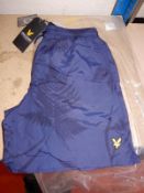 *Lyle & Scott Fern Print Swim Shorts Size: XS