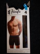 *Pringle Classic Boxers Size: L 4pk