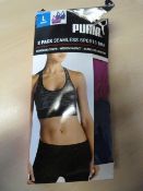 *Puma Seamless Sports Bra 2pk Size: L