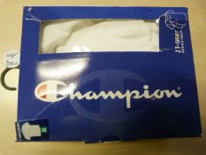 *Champion White Round Neck Tops Size: XL 2pk