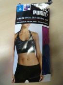 *Puma Seamless Sports Bra 2pk Size: L