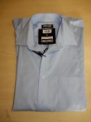 *Kirkland Signature Custom Fit Light Blue Shirt Size: 15.5 Neck, 34/35 Chest