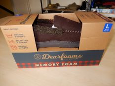 *Dearfoams Men's Slippers Size: L