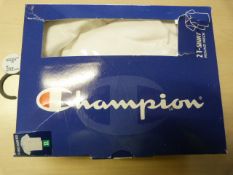 *Champion White Round Neck Tops Size: XL 2pk