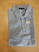 *Emporio Armani Size: L Light Blue Polo Shirt