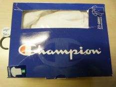 *Champion White Round Neck Tops Size: XL 2pk