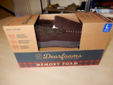 *Dearfoams Men's Slippers Size: L