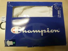 *Champion White Round Neck Tops Size: XL 2pk