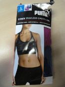 *Puma Seamless Sports Bra 2pk Size: L