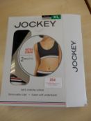 *Jockey Navy Retro Stripe Bralette and & Briefs Size: XL
