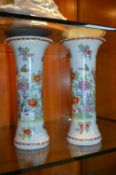 Pair of Oriental Style Vases