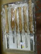 Seven Lathe Chisels and Gouges