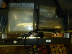 Two External Flood Lights and a Wall Mounted Inter