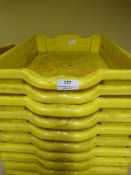 *Ten Plastic Storage Trays