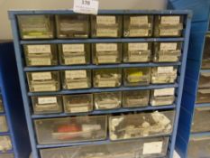 Set f Storage Drawers with Assorted Screws, Nuts,